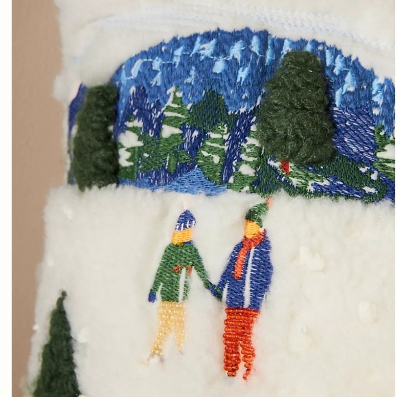 Anthropologie Snow Day Pillow - Picture 4 of 13